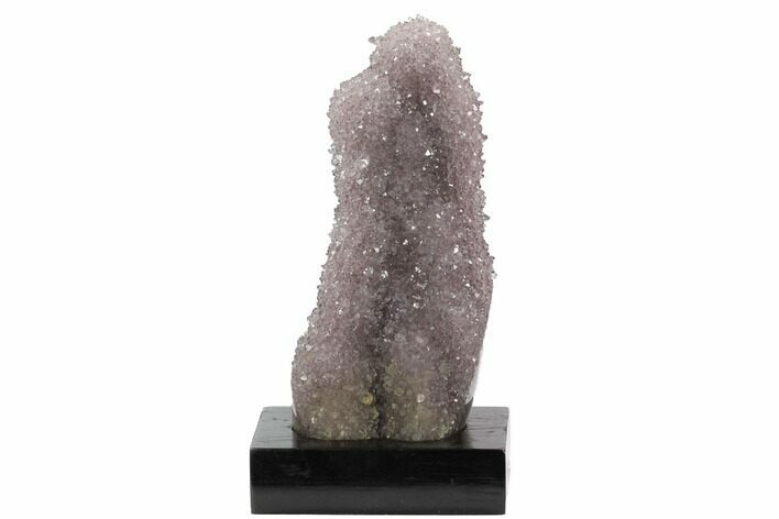 Tall, Amethyst Stalactite Formation With Wood Base - Uruguay #121287